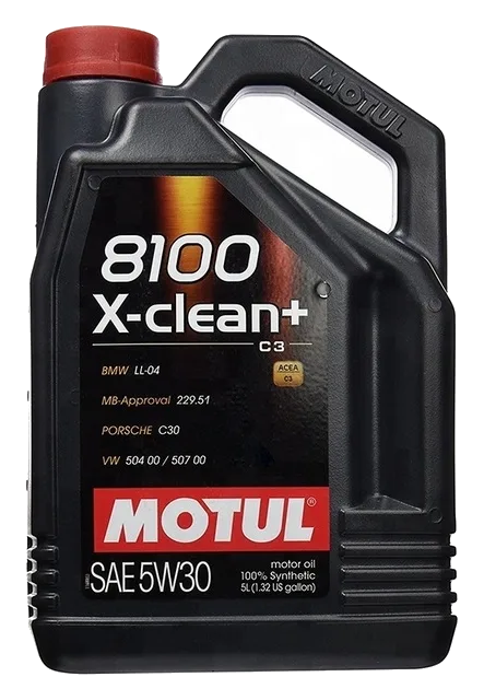 Моторное масло Motul 8100 X-Clean+ 5W-30